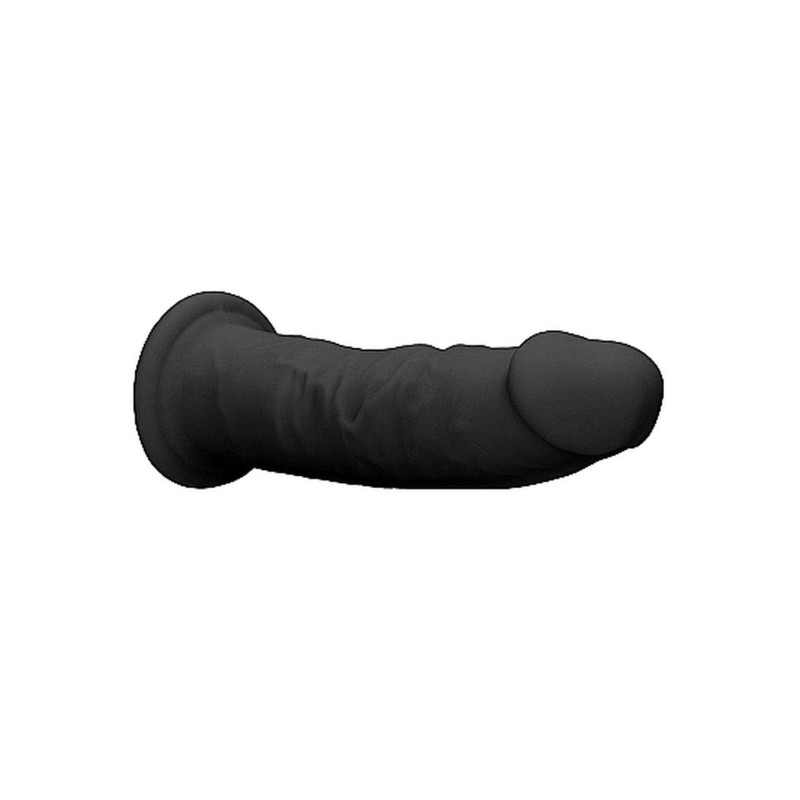 Zagięte silikonowe dildo mocna przyssawka 15 cm